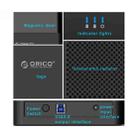 ORICO DS200U3 3.5 inch 2 Bay Magnetic-type USB 3.0 Hard Drive Enclosure with Blue LED Indicator(Black) - 11