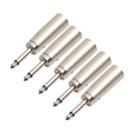 5 PCS 6.35mm to 3 Pin XLR Plug Male Audio Converter Connector - 1