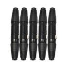 5 Pairs Black 3 Pin XLR Audio Cable Connector Male and Female - 1