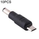 10 PCS 5.5 x 2.1mm to Micro USB DC Power Plug Connector - 1