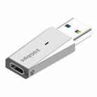 ADS-613 USB 3.1 Male to USB-C / Type-C Female Adapter (Silver) - 1