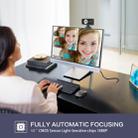 HXSJ S4 1080P Adjustable 180 Degree HD Manual Focus Video Webcam PC Camera with Microphone(Black) - 3