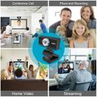 HXSJ S4 1080P Adjustable 180 Degree HD Manual Focus Video Webcam PC Camera with Microphone(Black) - 6