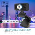 HXSJ S4 1080P Adjustable 180 Degree HD Manual Focus Video Webcam PC Camera with Microphone(Black) - 10