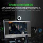 Razer Kiyo 4.0 Million Pixels Ring Fill Light USB Live Broadcast Webcam, Cable Length: 1.5m - 8