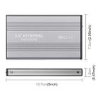 Richwell SATA R2-SATA-1TGB 1TB 2.5 inch USB3.0 Super Speed Interface Mobile Hard Disk Drive(Grey) - 5