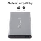 Richwell SATA R2-SATA-1TGB 1TB 2.5 inch USB3.0 Super Speed Interface Mobile Hard Disk Drive(Grey) - 6
