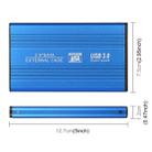 Richwell SATA R2-SATA-1TGB 1TB 2.5 inch USB3.0 Super Speed Interface Mobile Hard Disk Drive(Blue) - 5