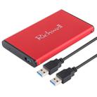 Richwell SATA R2-SATA-2TB 2TB 2.5 inch USB3.0 Super Speed Interface Mobile Hard Disk Drive(Red) - 1