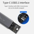 Blueendless M280N M.2 NVME Solid State Drive Enclosure with USB-C / Type-C to USB-C / Type-C Data Cable - 15