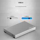 Blueendless U23Q SATA 2.5 inch Micro B Interface HDD Enclosure with USB-C / Type-C to USB-C / Type-C Cable, Support Thickness: 1cm or less - 9