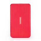 OImaster EB-2506U3 SATA USB 3.0 Interface HDD Enclosure for Laptops, Support Thickness: 7.0-12.5mm (Red) - 1