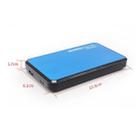 OImaster EB-2506U3 SATA USB 3.0 Interface Aluminum Panel HDD Enclosure for Laptops, Support Thickness: 7.0-12.5mm (Red) - 3