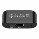 NK-W60 DP DisplayPort To HDMI, DP DisplayPort Splitter MST / SST Monitor Switcher (Black) - 2