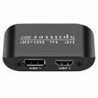 NK-W60 DP DisplayPort To HDMI, DP DisplayPort Splitter MST / SST Monitor Switcher (Black) - 3