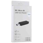 USB-C / Type-C + SD + TF + Micro USB to USB 3.0 Card Reader (Black) - 9