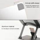 Adjustable Height Laptop Stand Aluminum Alloy Notebook Cooling Platform Holder, Style: with Mobile Phone Holder(Grey) - 5
