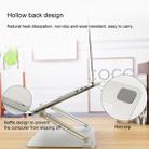 Adjustable Height Laptop Stand Aluminum Alloy Notebook Cooling Platform Holder, Style: with Mobile Phone Holder(Grey) - 7