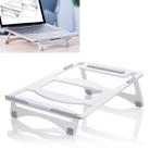 Portable Aluminum Alloy Cooling Holder Can Be Folded (Silver) - 1