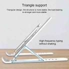 Laptop Stand Desktop Raise Bracket Cooling Base Lifting Holder Foldable (Black) - 3