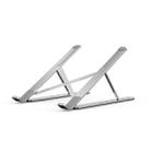 Portable Adjustable Laptop Stand Desktop Lifting Height Increase Rack Folding Heat Dissipation Holder, Style: Ordinary(Silver) - 2