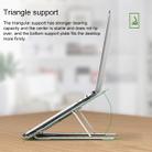 Portable Adjustable Laptop Stand Desktop Lifting Height Increase Rack Folding Heat Dissipation Holder, Style: Ordinary(Silver) - 5