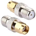 2 PCS F Female to RP-SMA Male Connector - 1