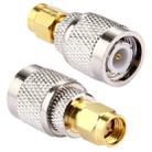 2 PCS TNC Male to SMA Male Connector - 1