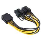 8 Pin to PCI-E PCIe 8 Pin + 8 (6+2) Pin Power Cable - 4
