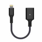 8 Pin to USB OTG Adapter Cable, Suitable for Systems Above IOS 13 (Black) - 1