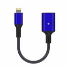 8 Pin to USB OTG Adapter Cable, Suitable for Systems Above IOS 13 (Blue) - 1