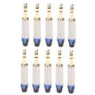 10 PCS TC203N 6.35mm Gold-plated Audio Stereo Connector Welding Plug - 1