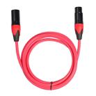 XRL Male to Female Microphone Mixer Audio Cable, Length: 1m (Red) - 1