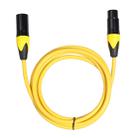 XRL Male to Female Microphone Mixer Audio Cable, Length: 1.8m (Yellow) - 1