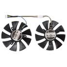 DC 12V 0.5A 4 Pin Female Original Desktop Computer Radiator Cooling Fan CPU Cooling Fan, Diameter: 8.5mm, Pairs - 1