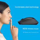 Logitech M330 Wireless Optical Mute Mouse with Micro USB Receiver (Black) - 11