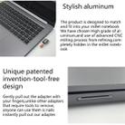 BASEQI Hidden Aluminum Alloy SD Card Case for Xiaomi Pro 15.6 inch GTX1050 Laptop - 8