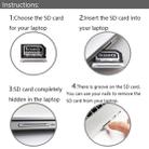BASEQI 303MA 256GB Aluminum Alloy Micro SD(TF) Memory Card for Macbook Pro Retina 13.3 inch Laptops - 11