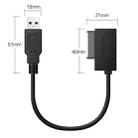 Professional USB 2.0 to 7+6Pin Slimline SATA Cable Adapter Indicator  - 4