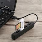 3 in 1 USB-C / Type-C + Micro USB + 4 x USB 2.0 Ports HUB Converter, Cable Length: 12cm(Black) - 6