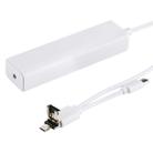 3 in 1 USB-C / Type-C + Micro USB + 4 x USB 2.0 Ports HUB Converter, Cable Length: 12cm(White) - 3