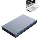 ORICO 2518C3-G2 HDD SSHD SSD 2.5 inch USB3.1 Gen2 USB-C / Type-C Interface Aluminum Alloy Hard Drive Enclosure, Support Capacity: 4TB(Dark Gray) - 1