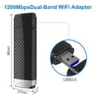 EDUP EP-AC1617 1200Mbps High Speed USB 3.0 WiFi Adapter Receiver Ethernet Adapter - 4