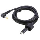 PD65W USB-C / Type-C Elbow to 5.5 x 2.5mm Laptop Power Charging Cable 1.5m (Black) - 2