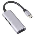 NK-3040 3 in 1 USB-C / Type-C Male to USB Female + SD / TF Card Slots Adapter SD / TF Card Reader - 1