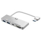 Rocketek For iMac Type-C / USB-C + Dual USB3.0 + SD / TF Multi-function HUB Expansion Dock - 1
