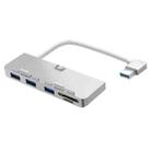 Rocketek For iMac USB3.0 x 3 + SD / TF Multi-function HUB Expansion Dock - 1