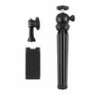 PULUZ Mini Octopus Flexible Tripod Holder with Ball Head & Phone Clamp + Tripod Mount Adapter & Long Screw for SLR Cameras, GoPro, Cellphone, Size: 25cmx4.5cm - 10