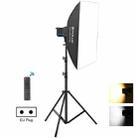 PULUZ 150W 3200K-5600K Photo Studio Strobe Flash Light Kit with Softbox Reflector & Tripod(EU Plug) - 1