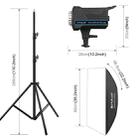 PULUZ 150W 3200K-5600K Photo Studio Strobe Flash Light Kit with Softbox Reflector & Tripod(US Plug) - 5